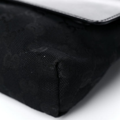 Gucci Calfskin Monogram Belt Bag Black 9 of 16