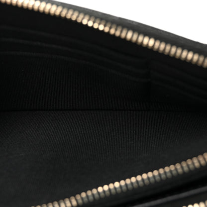 Chanel Caviar Quilted Zipped Phone Holder With Chain Black 5 of 11