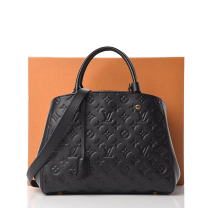 Louis Vuitton Empreinte Montaigne MM Black 10 of 10