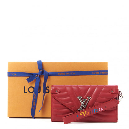 Louis Vuitton Calfskin New Wave Long Wallet Rouge 9 of 9