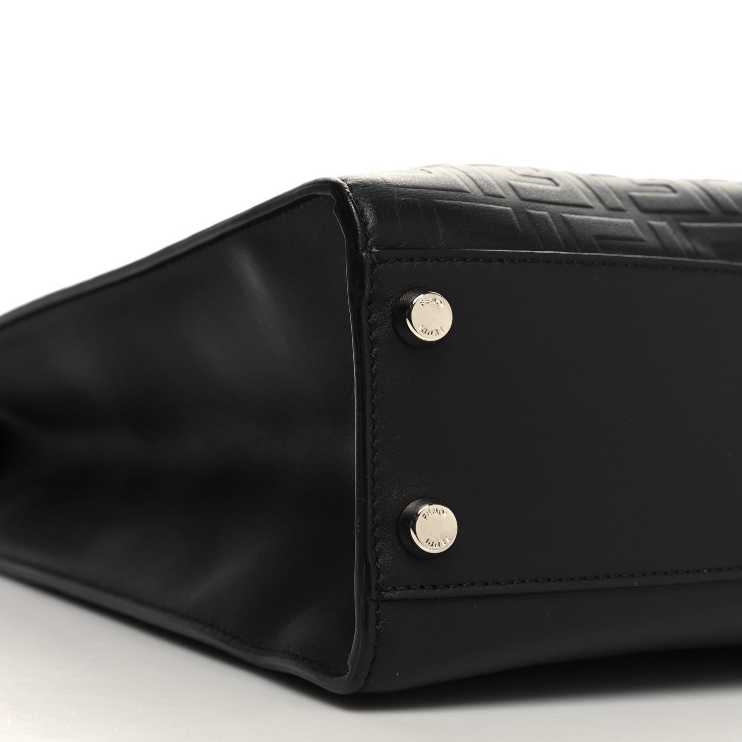Fendi Vitello Grace FF Gradient Embossed Peekaboo X-Lite Fit Black 8 of 9