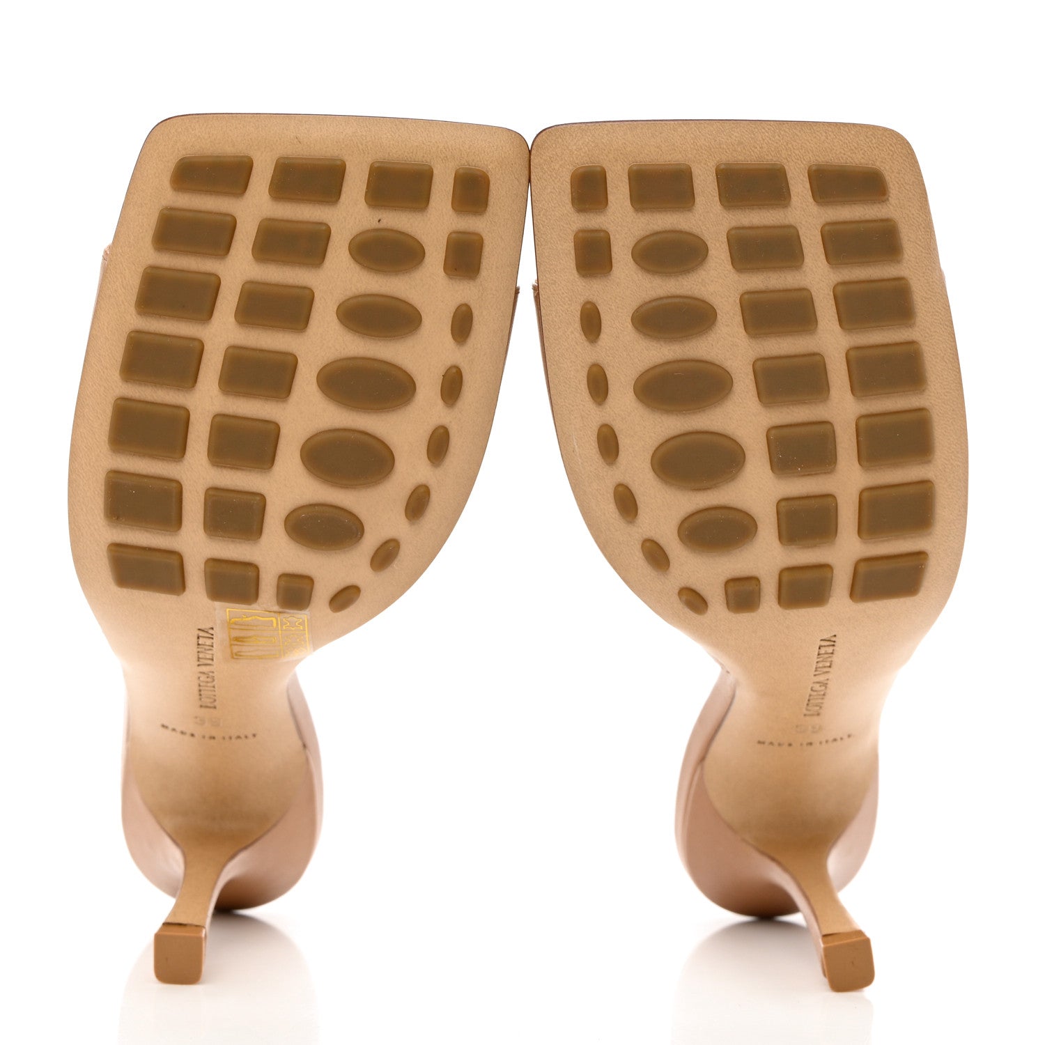 Bottega Veneta Lambskin Stretch Mule Sandals 39 Nude 5 of 7