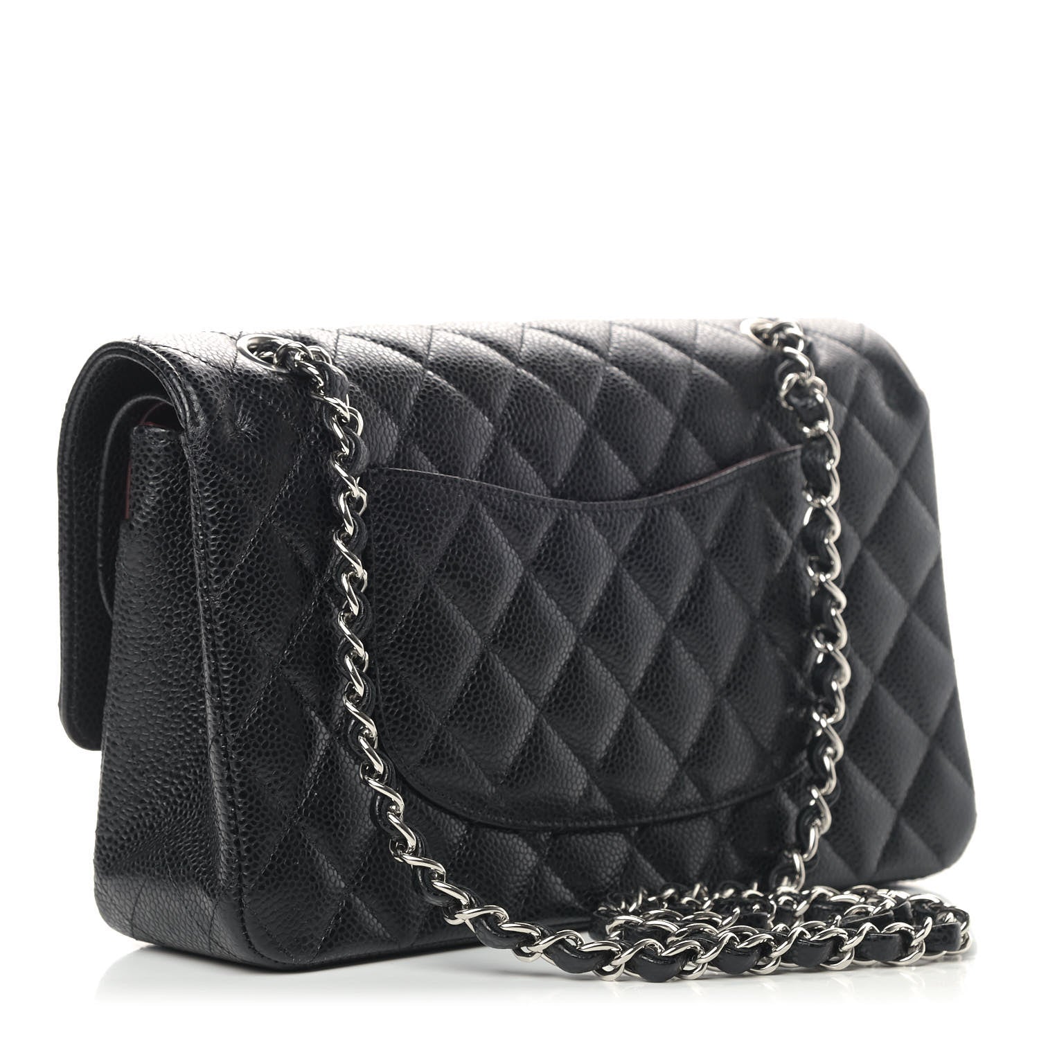Chanel Caviar Quilted Medium Double Flap Black 2 of 4