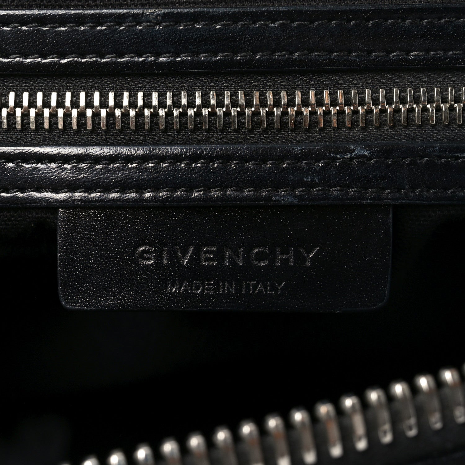 Givenchy Shiny Lord Calfskin Medium Antigona Black 6 of 10