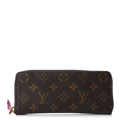 Louis Vuitton Monogram Clemence Wallet Fuchsia 1 of 8