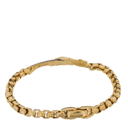 David Yurman 18K Yellow Gold Cognac Diamond Mens Waves Dagger Bracelet 2 of 4