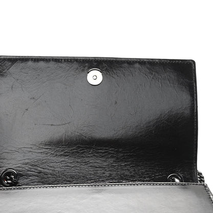 Saint Laurent Lambskin Mixed Quilted Small Monogram Kate Satchel Black 10 of 10