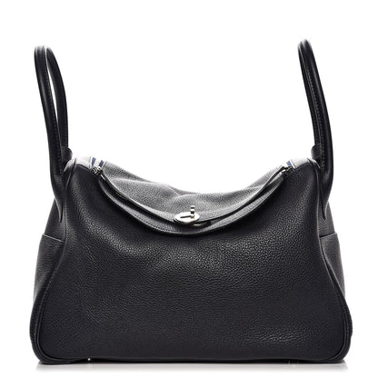 Hermes Taurillon Clemence Lindy 34 Indigo 1 of 11