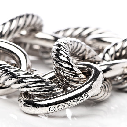 David Yurman Sterling Silver 17mm Extra Large Oval Link Bracelet 4 of 4
