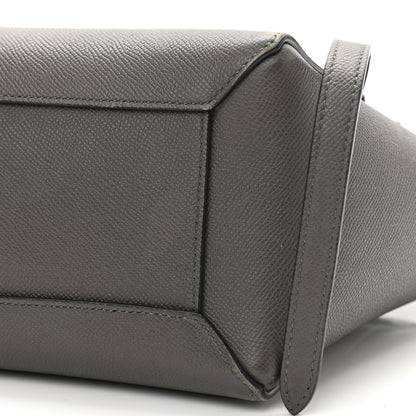 Celine Grained Calfskin Micro Belt Bag Grey 10 of 19