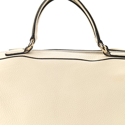 Gucci Pebbled Calfskin Medium Soho Boston Off White 7 of 10