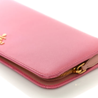 Prada Saffiano Colour Metal Wallet Petalo Peonia 11 of 22