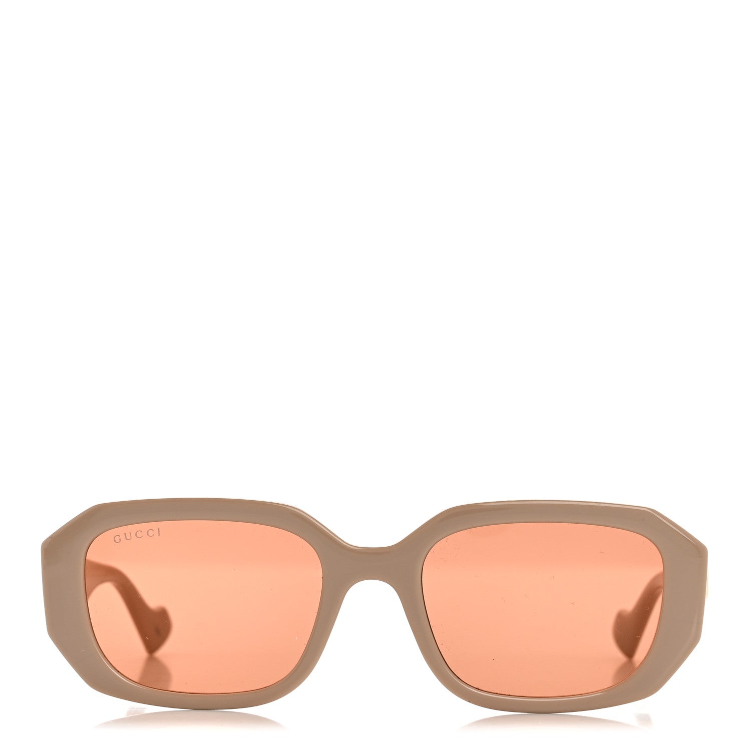Gucci Acetate Rectangle Frame GG Generation Sunglasses GG1535S Beige 2 of 8