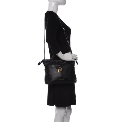 Burberry Prorsum Smooth Calfskin Small Drawstring Crossbody Black 2 of 9