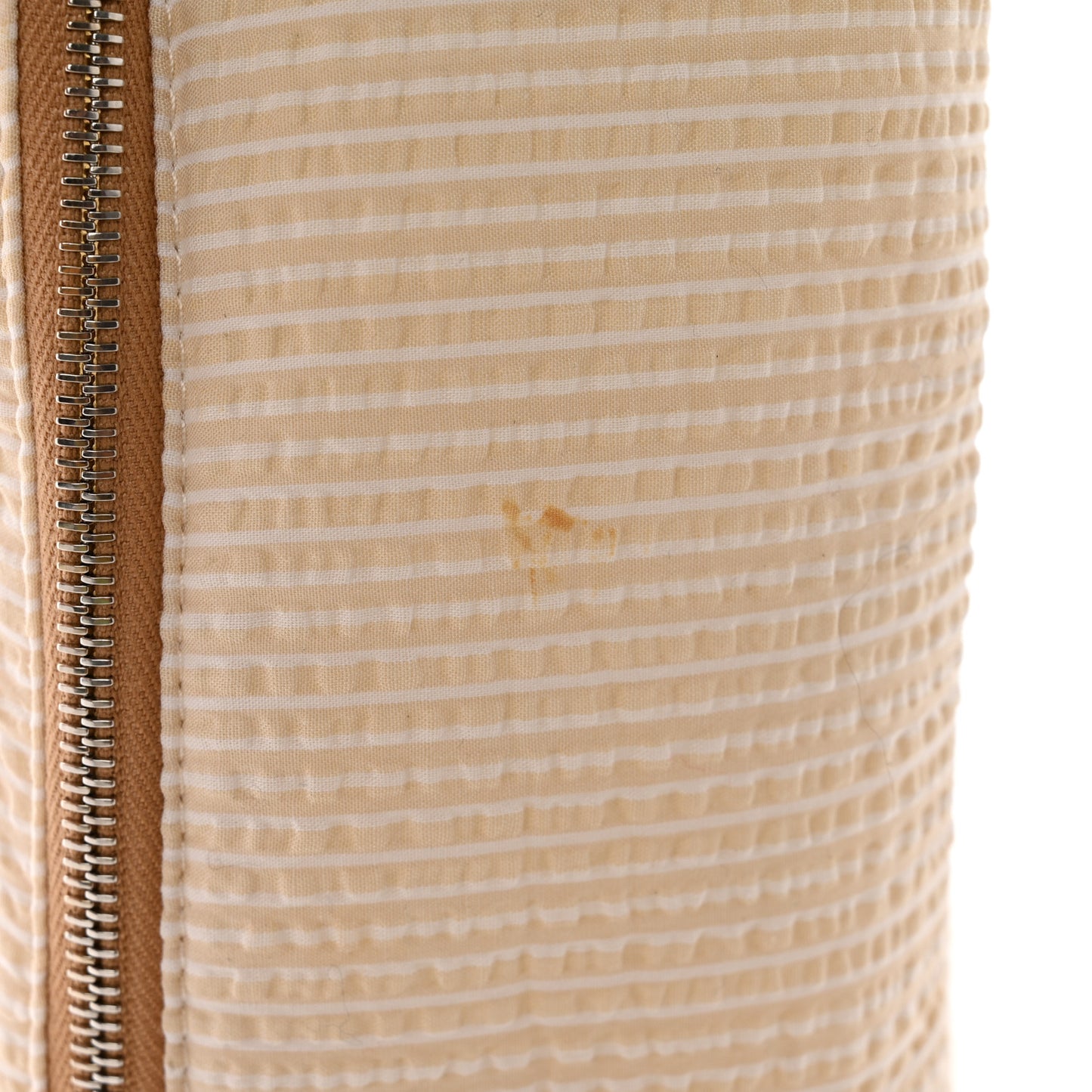 Printed Cotton Embroidered Medium Toogo Cabriole Case Biscuit