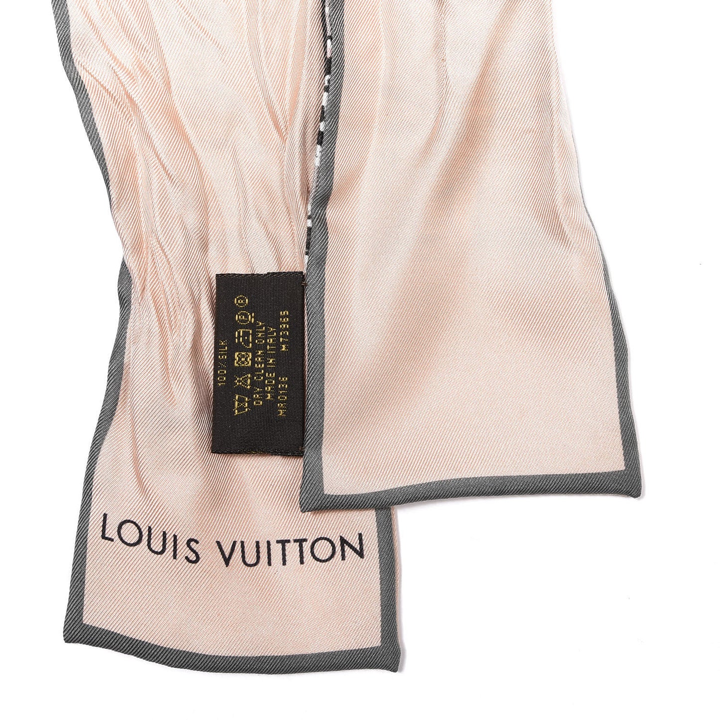 Silk Monogram Trunks Bandeau Rose Poudre