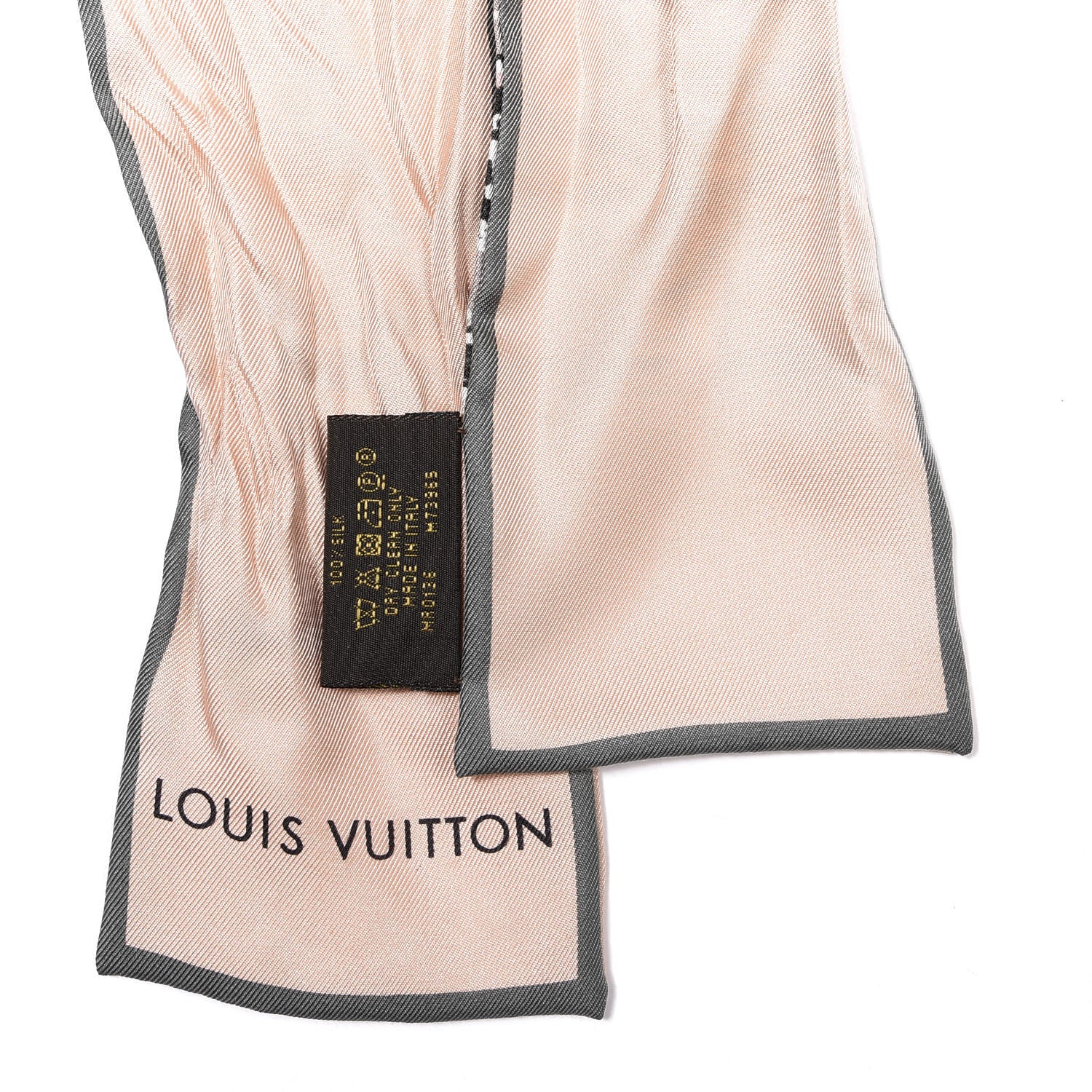 Louis Vuitton Silk Monogram Trunks Bandeau Rose Poudre 3 of 3