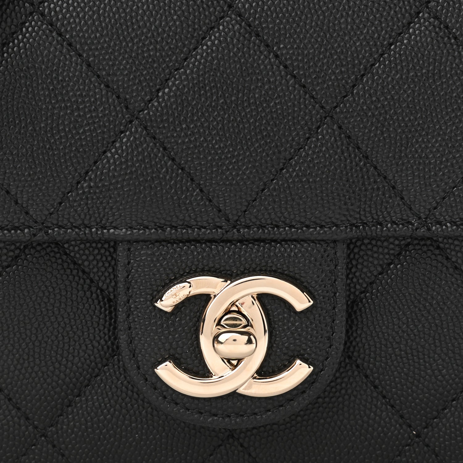 Chanel Caviar Quilted Like A Wallet Flap Black 8 of 11