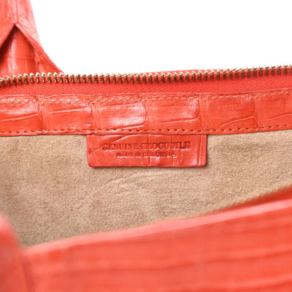 Nancy Gonzalez Crocodile Cristina Satchel Orange 9 of 20