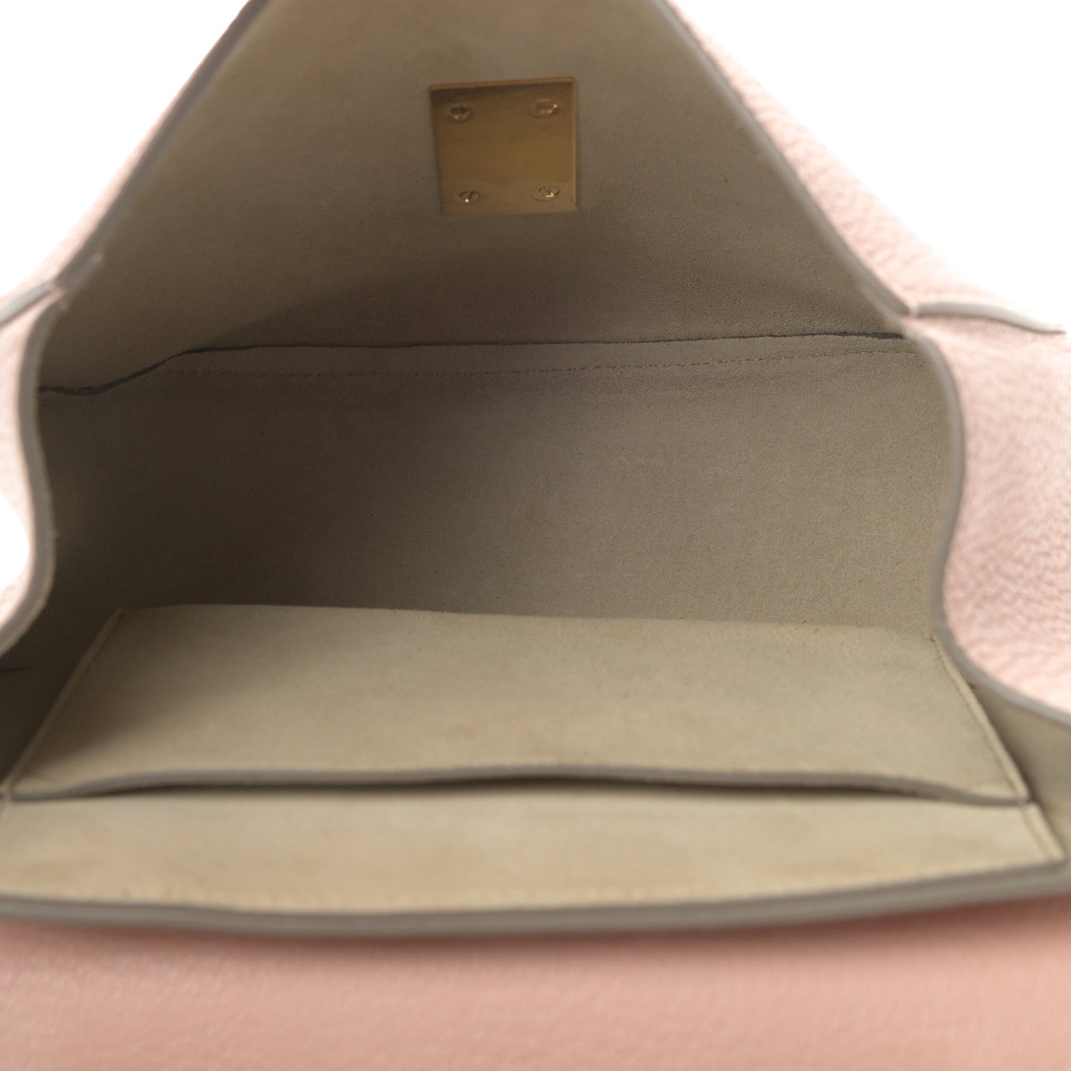 Chloe Grained Lambskin Drew Shoulder Bag Cement Pink 5 of 13