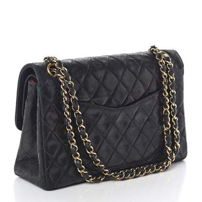 Chanel Lambskin Quilted Small Double Flap Black 2 of 10