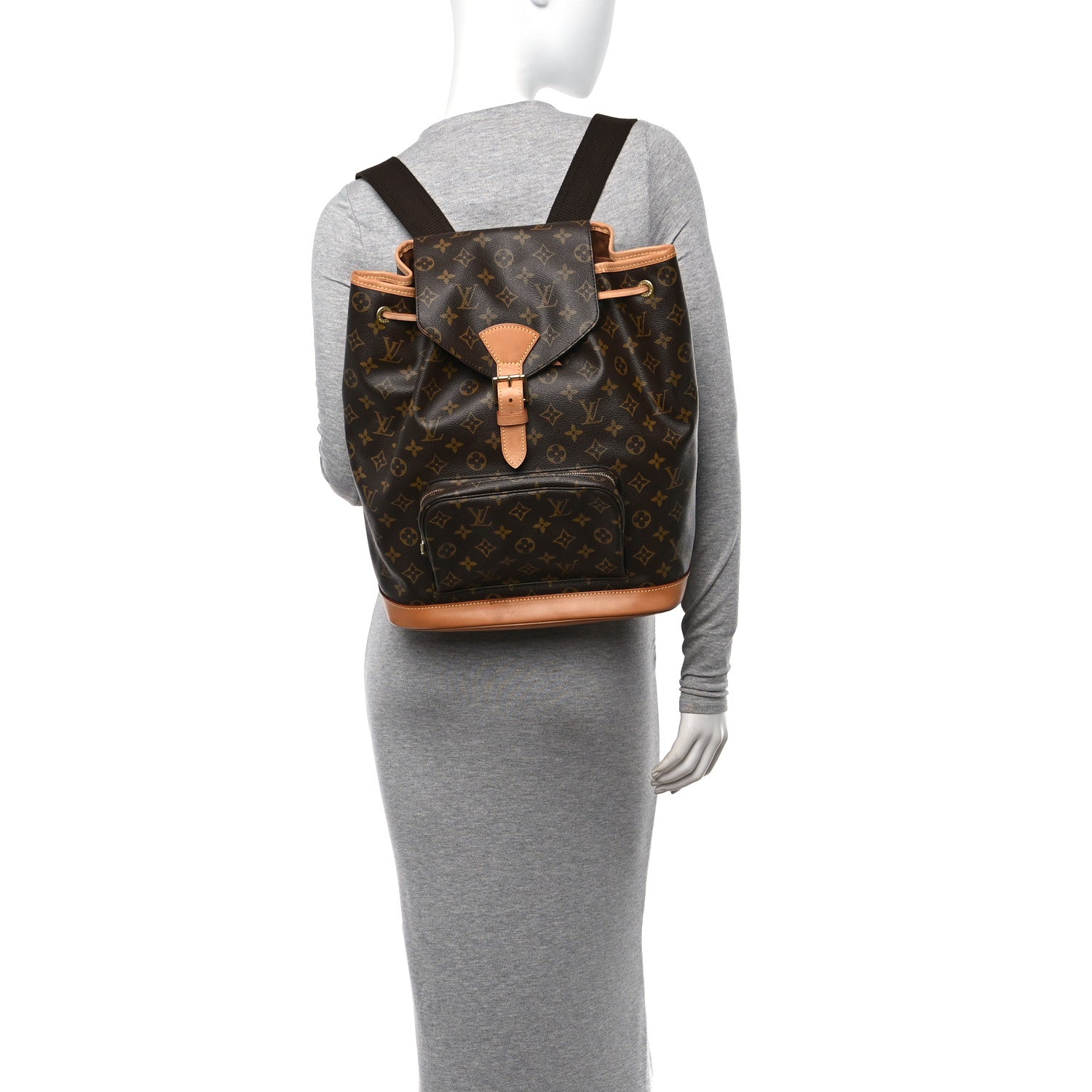 Louis Vuitton Monogram Montsouris GM Backpack 2 of 12
