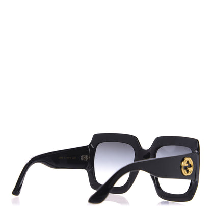 Gucci Acetate Square Frame Sunglasses GG0053S Black 4 of 8