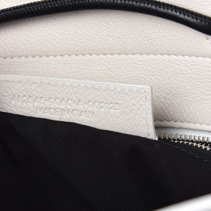 Balenciaga Calfskin Medium Logo North South Shopping Tote White 9 of 10