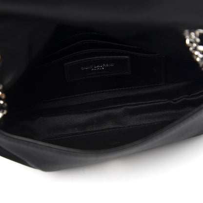 Saint Laurent Sequins Toy West Hollywood Chain Wallet Nero Manto Naturale 4 of 8