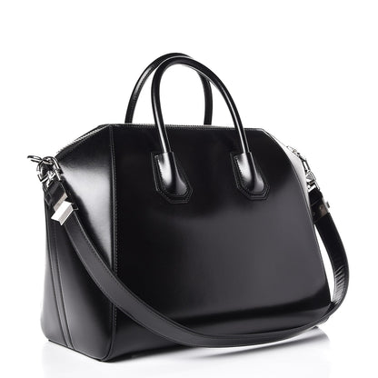 Givenchy Shiny Lord Calfskin Medium Antigona Black 3 of 8