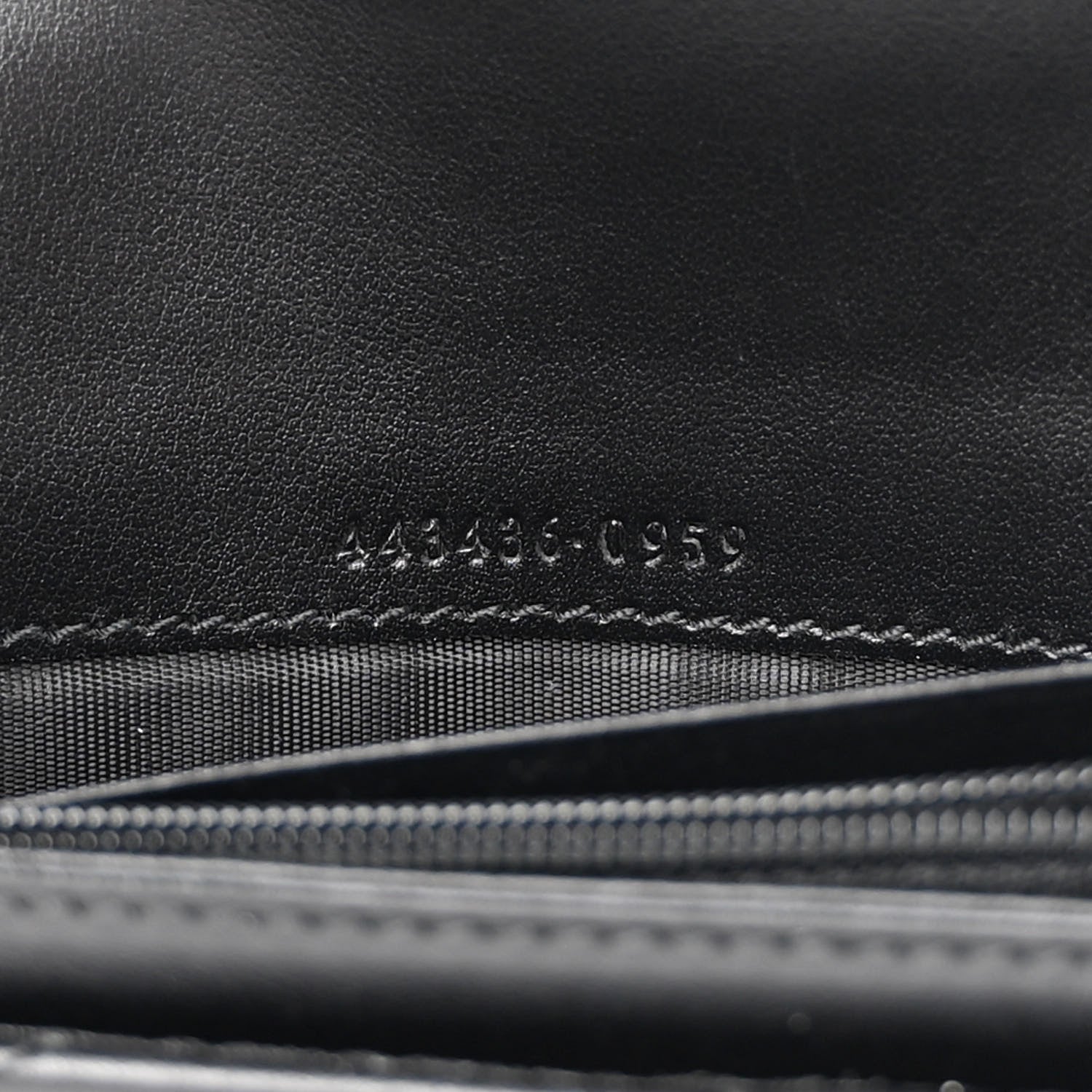 Gucci Calfskin Matelasse GG Marmont Continental Wallet Black 7 of 8