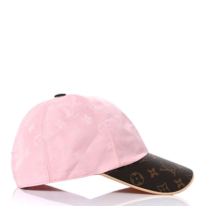 Louis Vuitton Polyester Silk Monogram LV Get Ready Cap M Pink 4 of 9