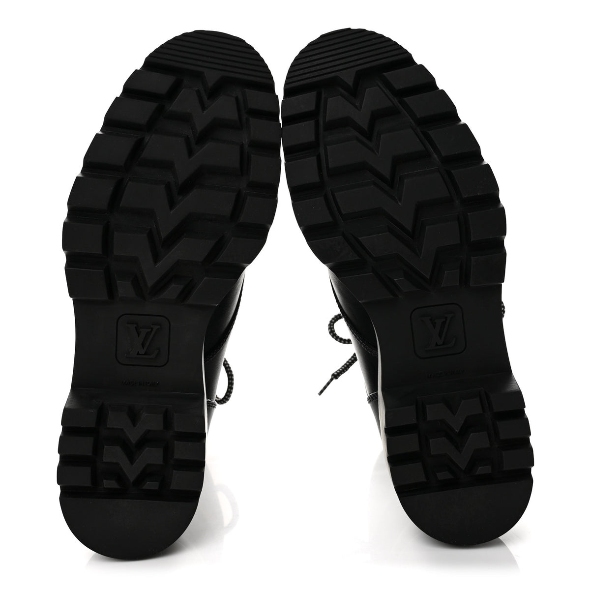 Louis Vuitton Calfskin Monogram Territory Flat Ranger Boots 39.5 Black 6 of 10