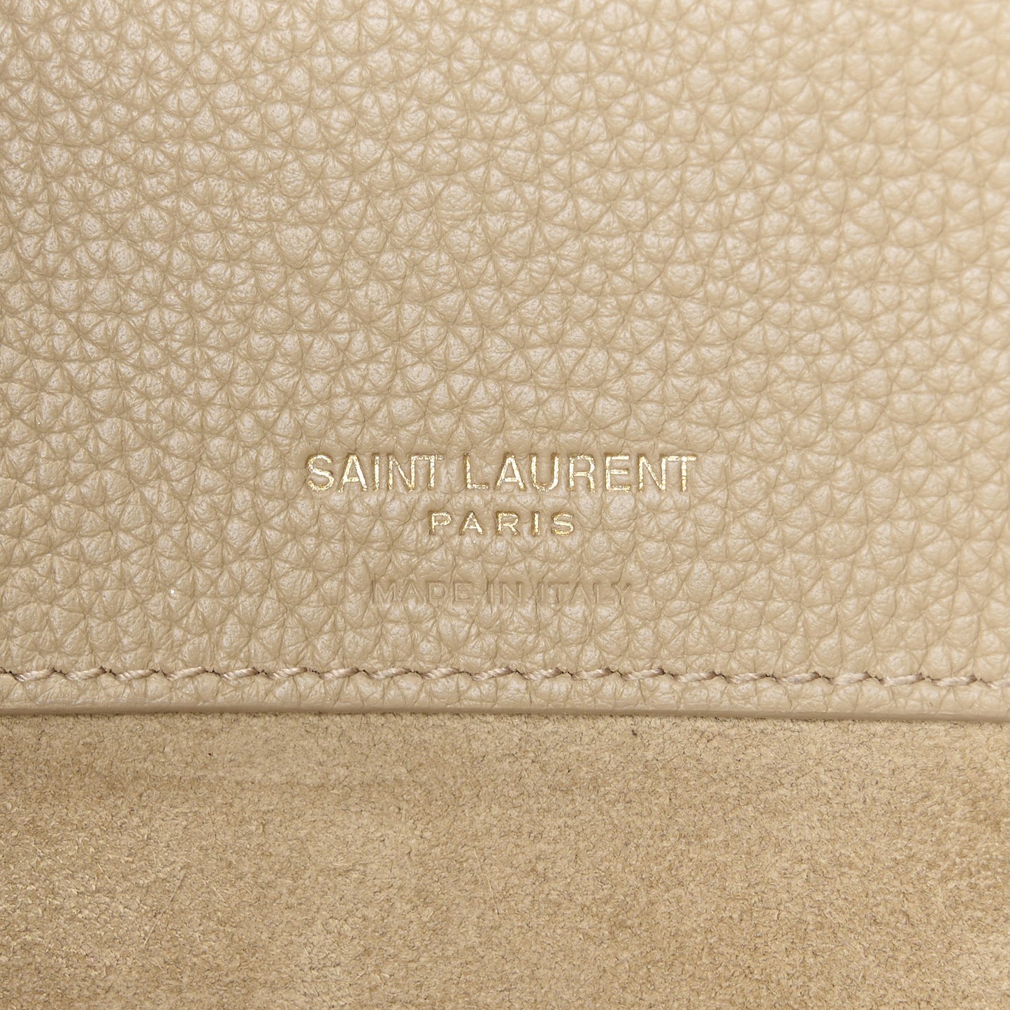 Grained Calfskin Baby Sac De Jour Souple Dark Beige