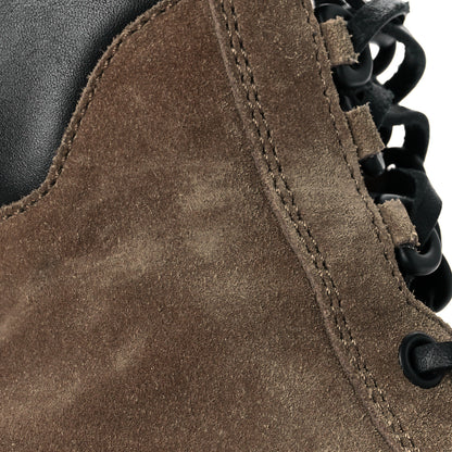 Louis Vuitton Suede Calfskin Monogram Laureate Platform Desert Boots 35.5 Taupe 17 of 19