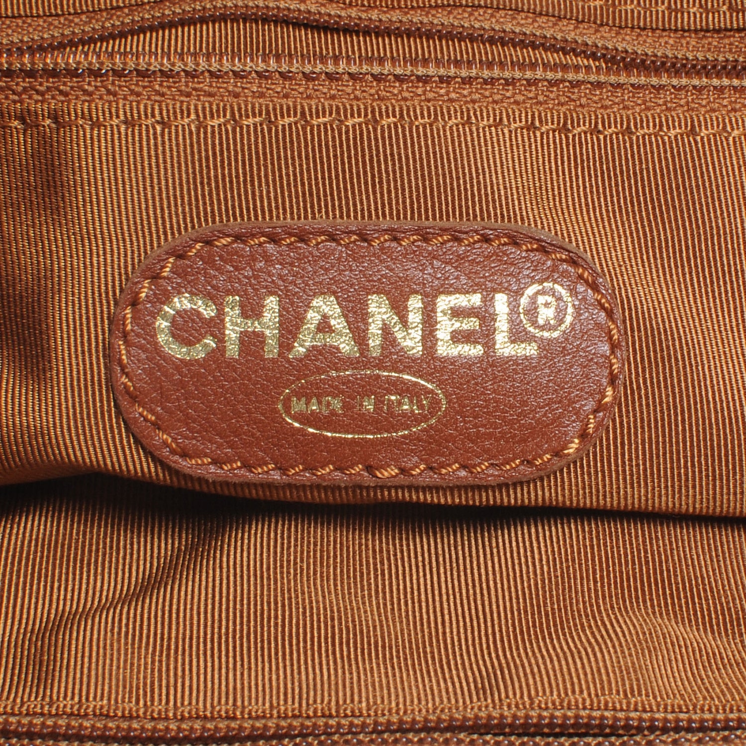 Chanel Lambskin Tortoise Chain CC Tote Brown 6 of 7