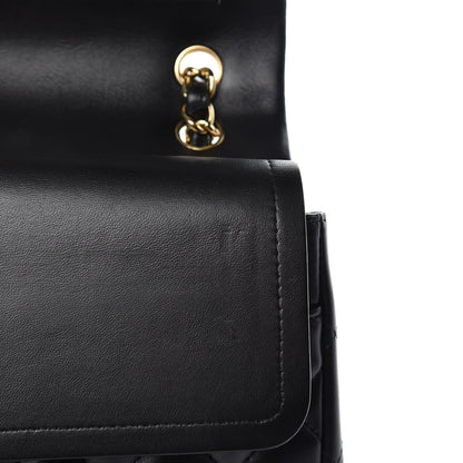 Chanel Lambskin Quilted Jumbo Double Flap Black 11 of 13