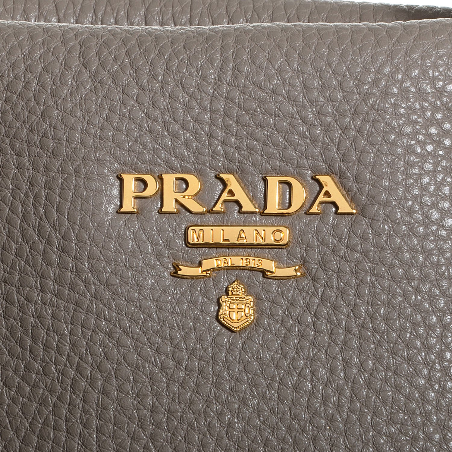 Prada Vitello Daino North South Tote Argilla 10 of 10