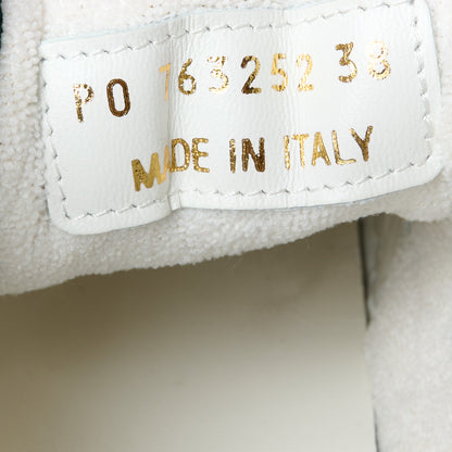 Saint Laurent Satin Low Top Sneakers 38 Green 9 of 10