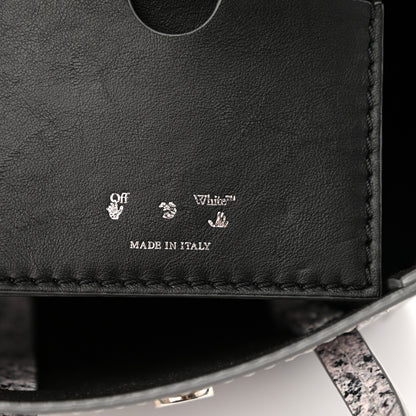 Off-White OFF WHITE Calfskin Marble Printed Burrow 16 Tote Grey 6 of 9