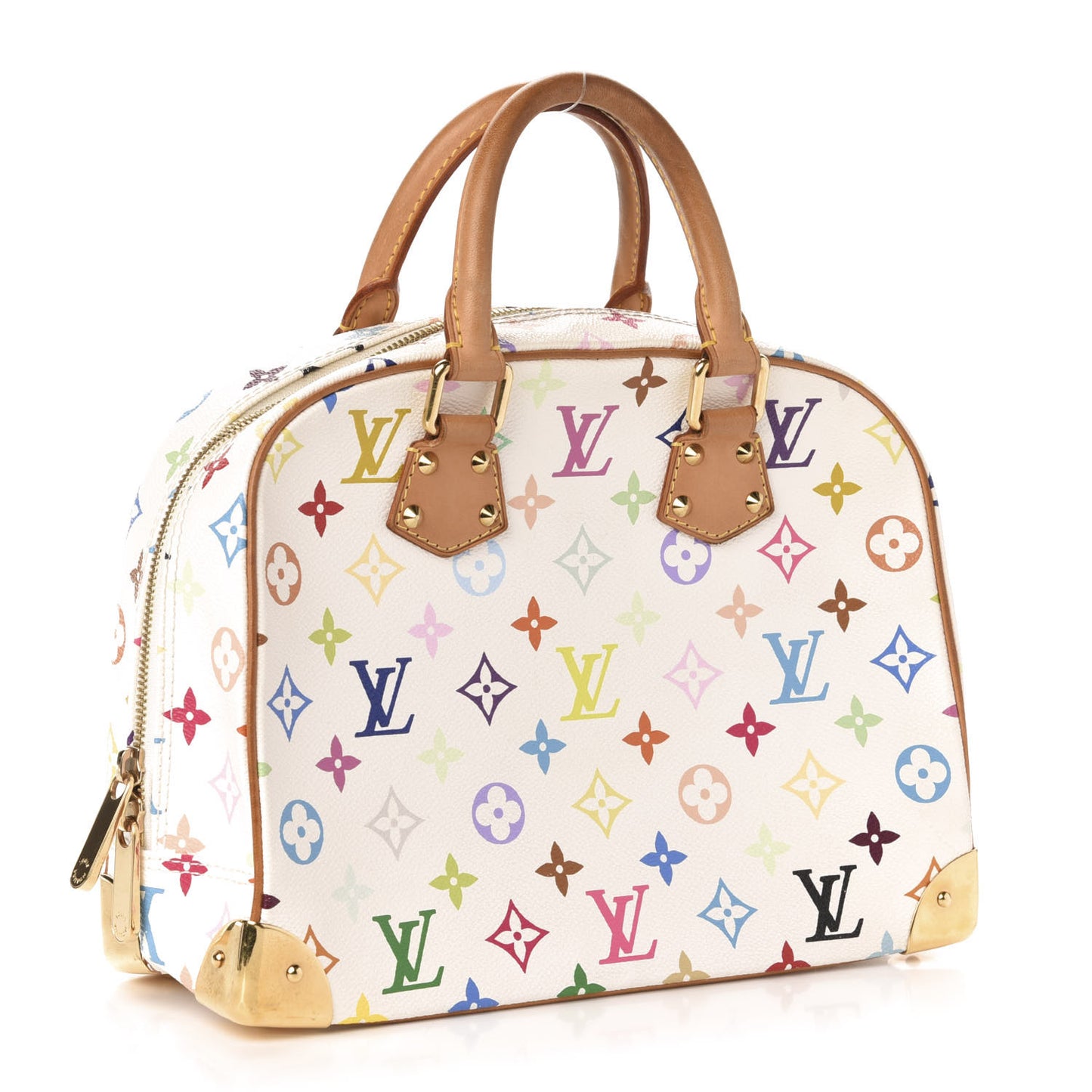 Monogram Multicolor Trouville White