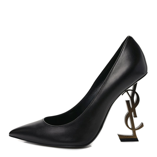 Calfskin Opyum 100 Pumps 38 Black