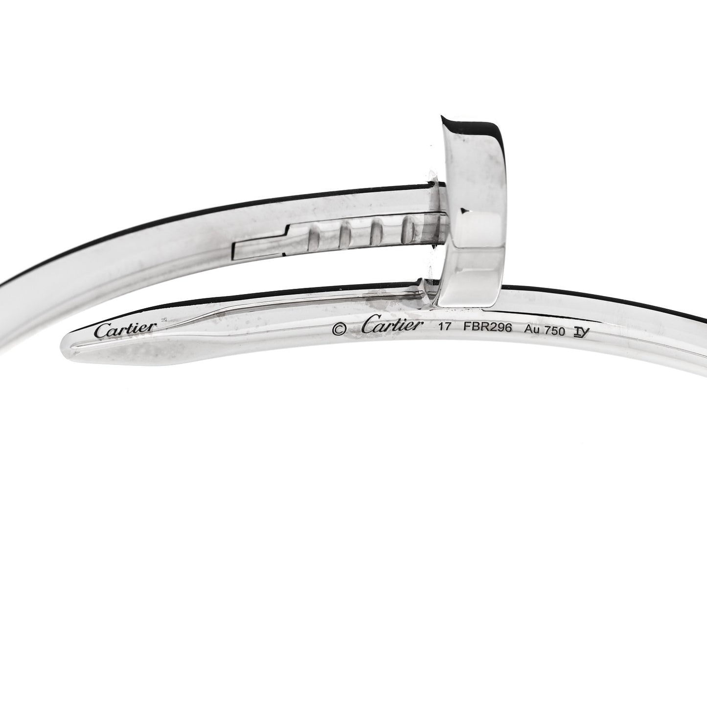 18K White Gold Juste Un Clou Bracelet 17
