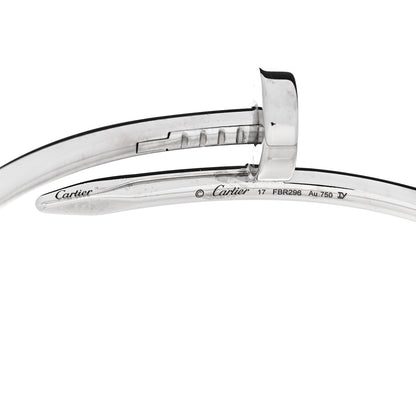 Cartier 18K White Gold Juste Un Clou Bracelet 17 4 of 5