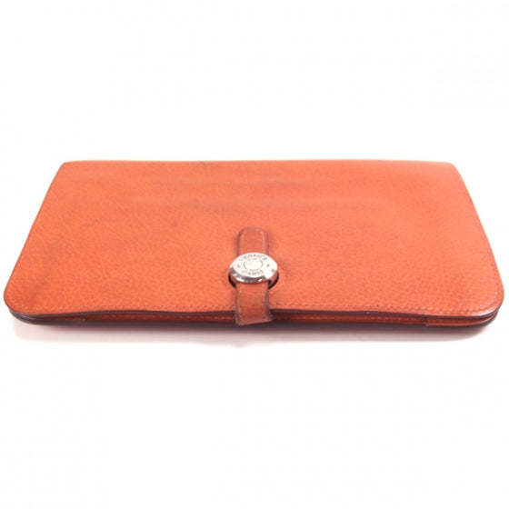 Togo Dogon Compact Wallet Orange