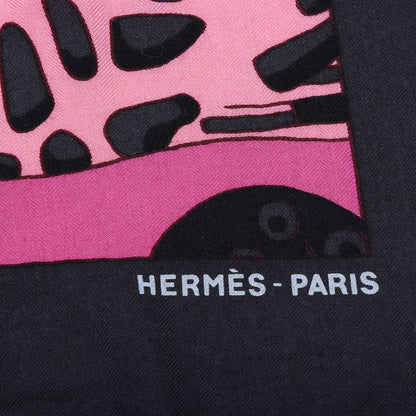 Hermes Cashmere Silk Grands Fonds Shawl 140 3 of 5