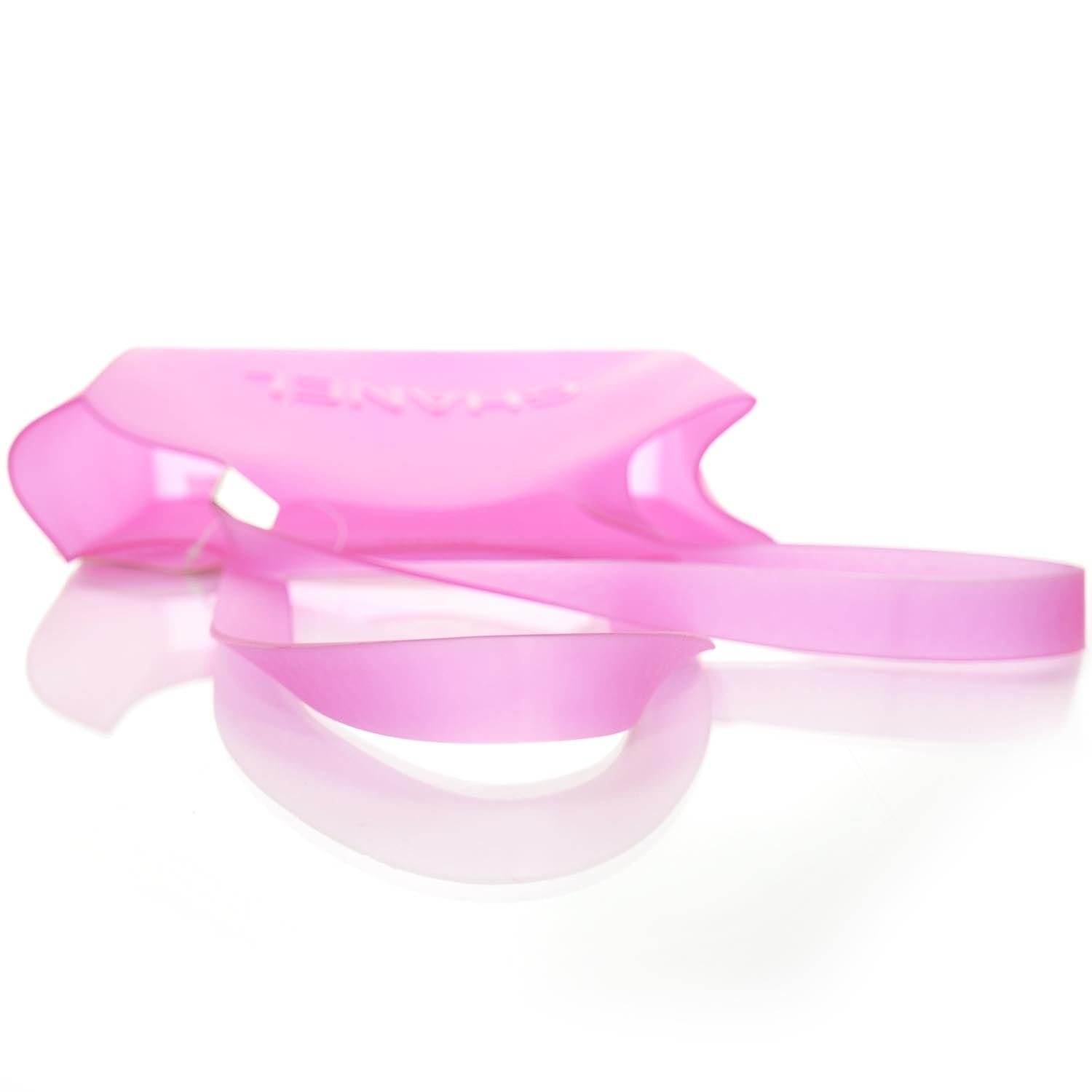 Chanel Jelly Rubber Small Tote Pink 5 of 8