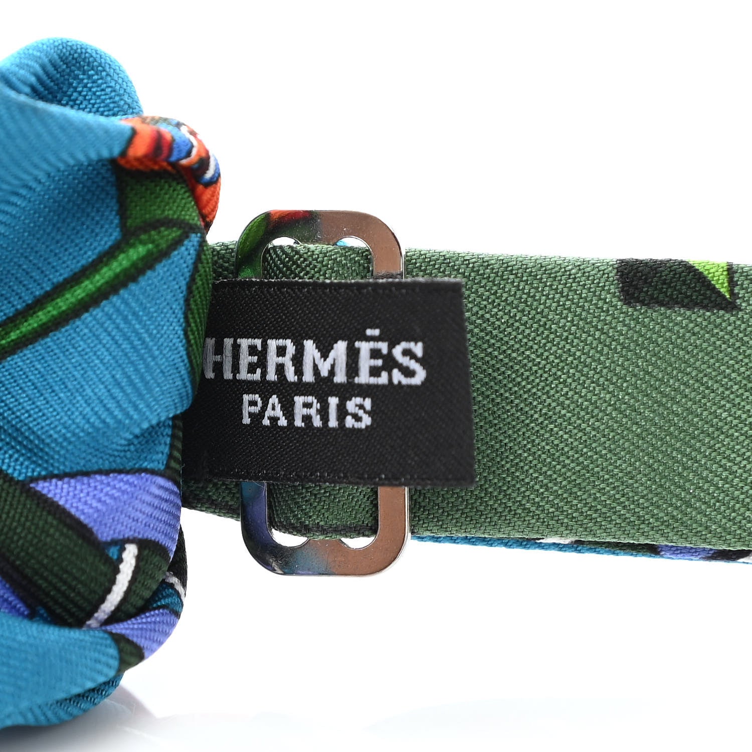 Hermes Silk Twill Flots, Fleurs Et Frontaux Mini Bow Tie 3 of 5