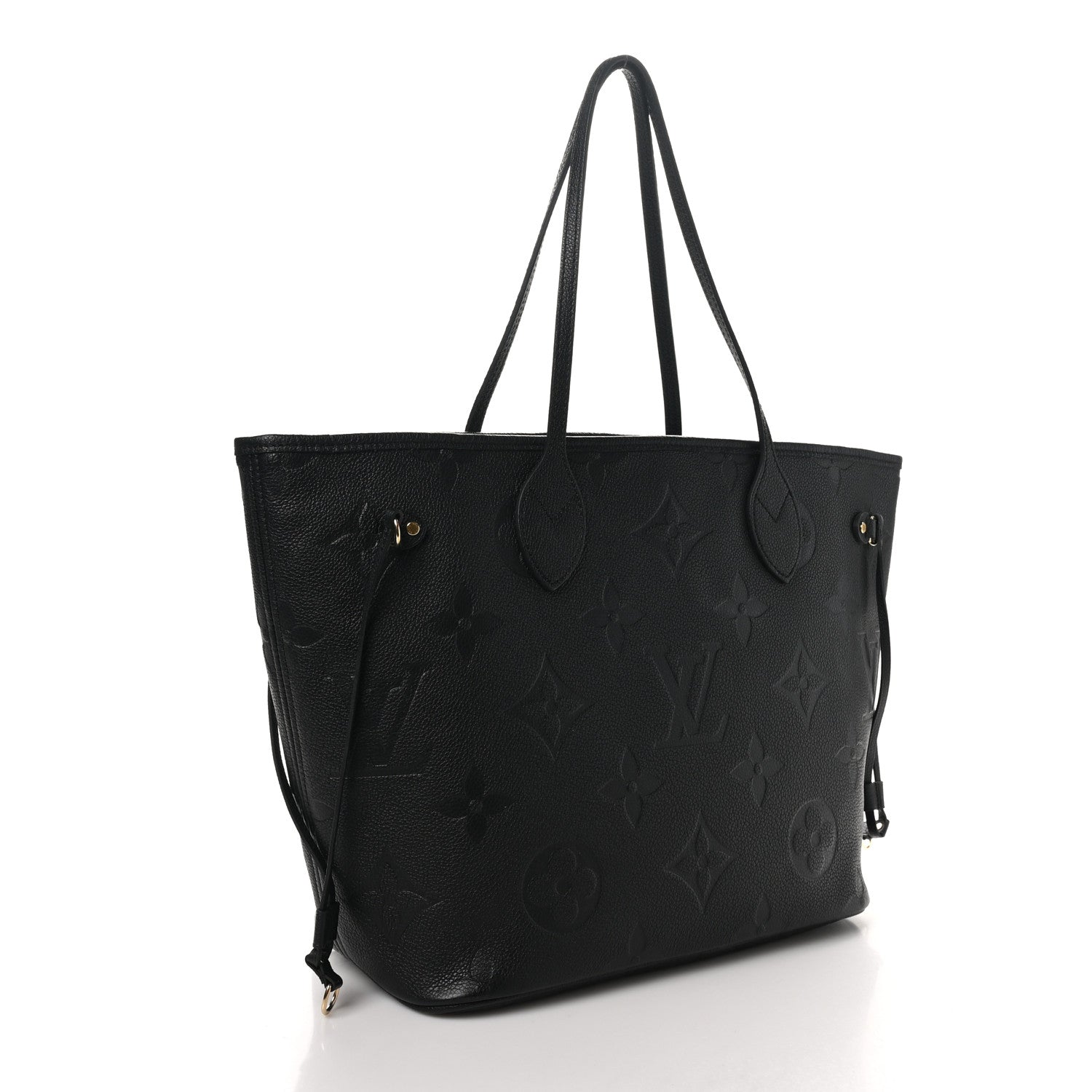 Louis Vuitton Empreinte Monogram Giant Neverfull MM Black 3 of 9