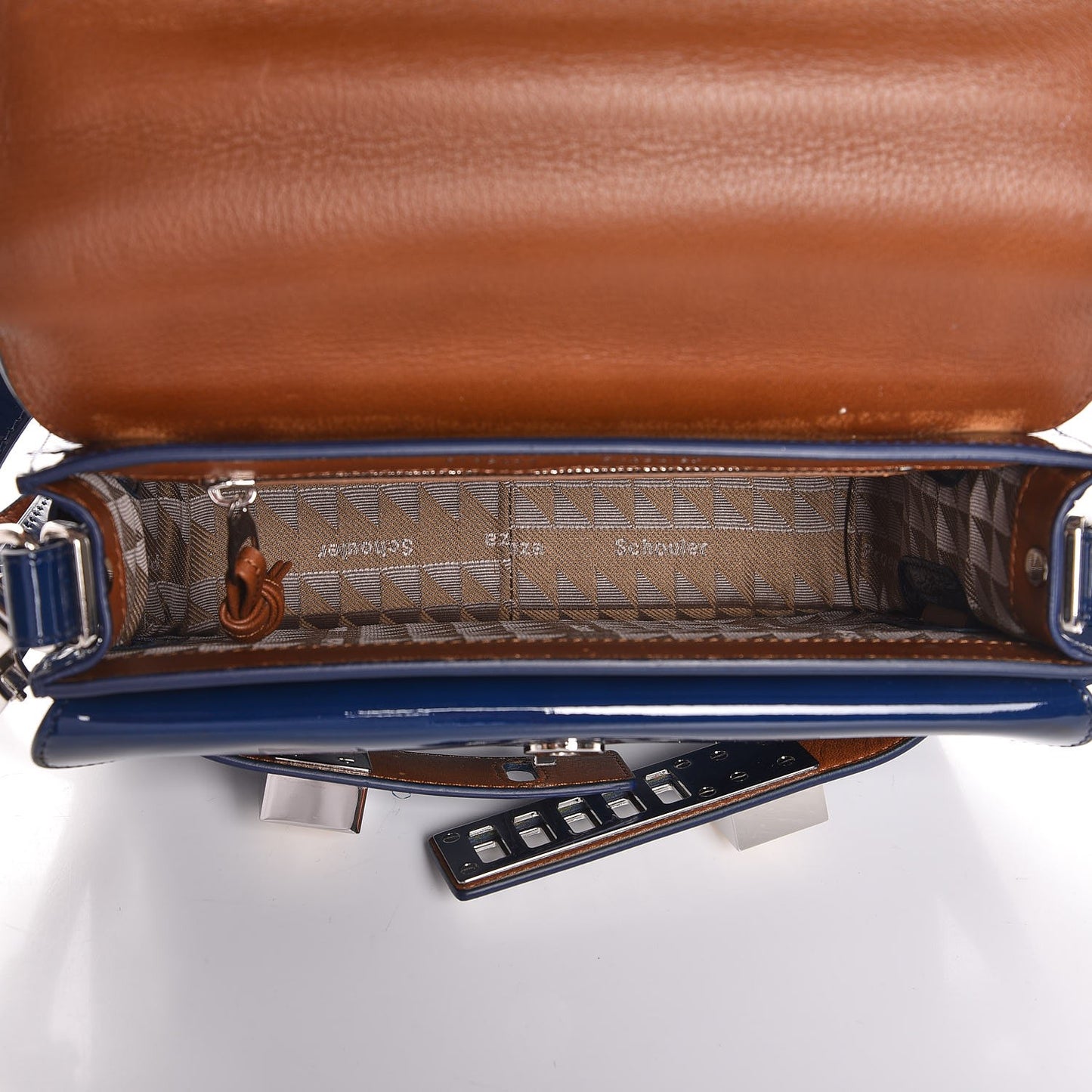 Patent Mini PS11 Classic Shoulder Bag Cadet Blue